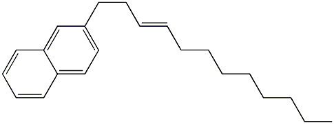 2-(3-Dodecenyl)naphthalene Struktur