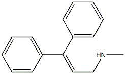 N-Methyl-3,3-diphenyl-2-propen-1-amine Struktur