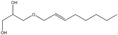 3-(2-Octenyloxy)-1,2-propanediol Struktur