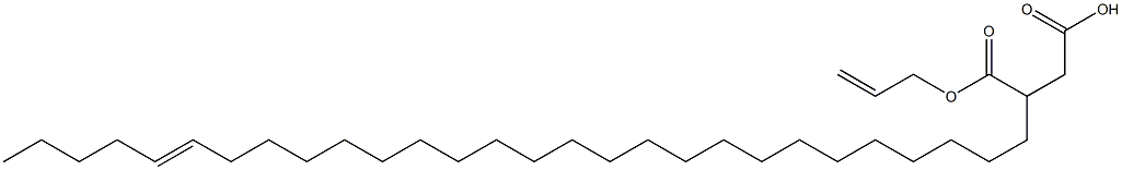 3-(23-Octacosenyl)succinic acid 1-hydrogen 4-allyl ester Struktur