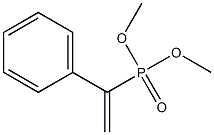 (1-Phenylethenyl)phosphonic acid dimethyl ester Struktur