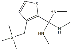 2-(Trimethylaminiomethyl)-3-(trimethylsilylmethyl)thiophene Struktur