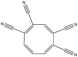 Cyclooctatetraene-1,2,4,5-tetracarbonitrile Struktur