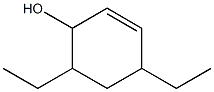 4,6-Diethyl-2-cyclohexen-1-ol Struktur