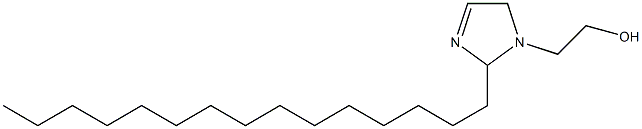 2-Pentadecyl-3-imidazoline-1-ethanol Struktur