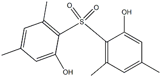 2,2'-Dihydroxy-4,4',6,6'-tetramethyl[sulfonylbisbenzene] Struktur