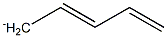 2,4-Pentadiene-1-ide Struktur