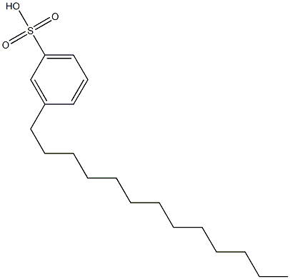 3-Tridecylbenzenesulfonic acid Struktur