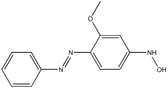 N-Hydroxy-2-methoxyazobenzene-4-amine Struktur