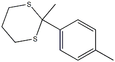 2-p-Tolyl-2-methyl-1,3-dithiane Struktur