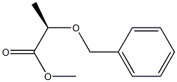 (R)-2-(Benzyloxy)propionic acid methyl ester Struktur