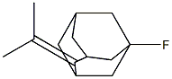 5-Fluoro-2-isopropylideneadamantane Struktur