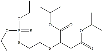 Dithiophosphoric acid S-[2-[1,2-bis(isopropyloxycarbonyl)ethylthio]ethyl]O,O-diethyl ester Struktur