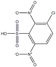 3-Chloro-2,6-dinitrobenzenesulfonic acid Struktur