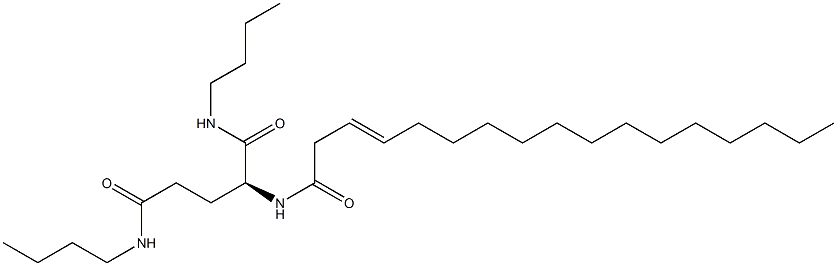 N2-(3-Heptadecenoyl)-N1,N5-dibutylglutaminamide Struktur