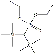 [Bis(trimethylsilyl)methyl]phosphonic acid diethyl ester Struktur