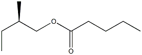 (-)-Valeric acid (R)-2-methylbutyl ester Struktur