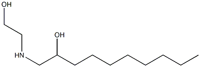 1-[(2-Hydroxyethyl)amino]-2-decanol Struktur