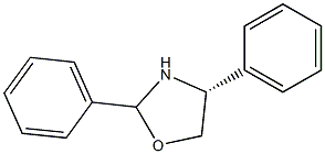 (4R)-2,4-Diphenyloxazolidine Struktur