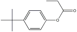 Propionic acid p-tert-butylphenyl ester Struktur