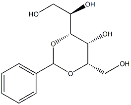 2-O,4-O-Benzylidene-D-glucitol Struktur