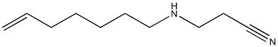 N-(2-Cyanoethyl)-6-heptenylamine Struktur