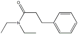 N,N-Diethylbenzenepropanamide Struktur