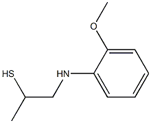 1-[(2-Methoxyphenyl)amino]propane-2-thiol Struktur