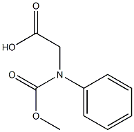 N-(Methoxycarbonyl)-D-phenylglycine Struktur