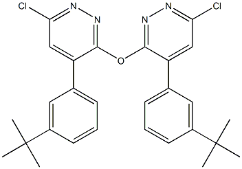 (3-tert-Butylphenyl)(6-chloro-3-pyridazinyl) ether Struktur