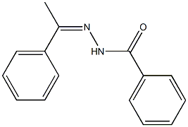 N2-(1-Phenylethylidene)benzhydrazide Struktur