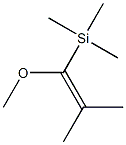 1-Methoxy-1-(trimethylsilyl)-2-methyl-1-propene Struktur