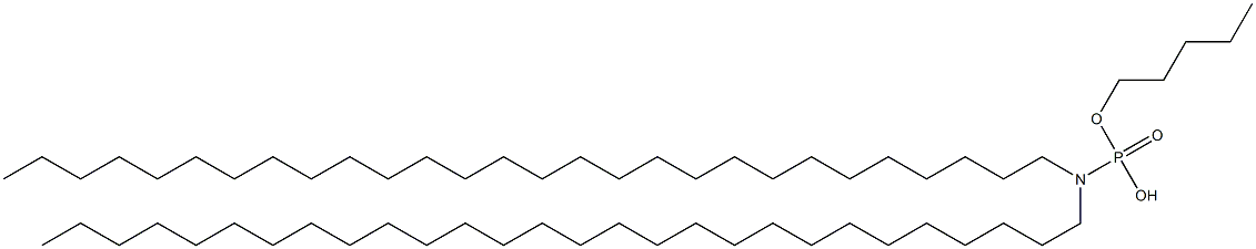 N,N-Dioctacosylamidophosphoric acid hydrogen pentyl ester Struktur