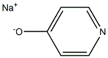 Sodium pyridine-4-olate Struktur