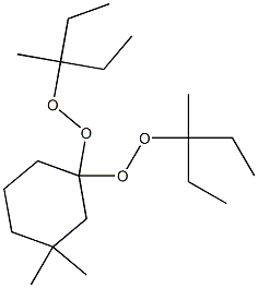 3,3-Dimethyl-1,1-bis(1-ethyl-1-methylpropylperoxy)cyclohexane Struktur