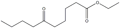 6-Oxodecanoic acid ethyl ester Struktur