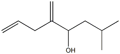 2-Methyl-5-methylene-7-octen-4-ol Struktur