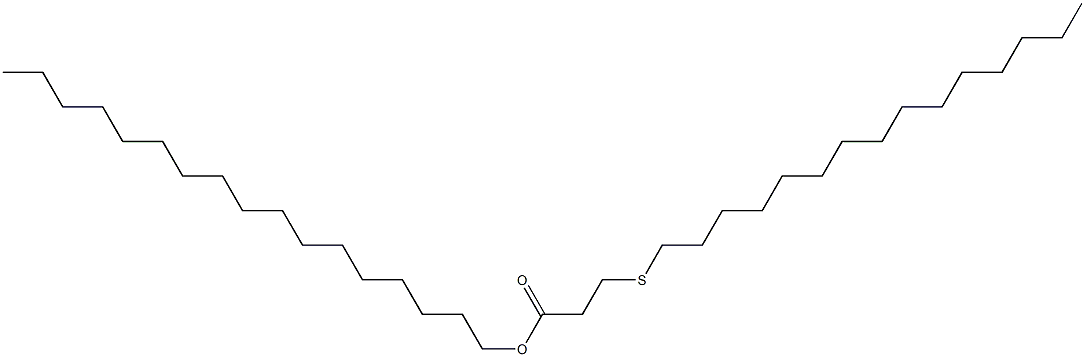 3-(Pentadecylthio)propionic acid heptadecyl ester Struktur