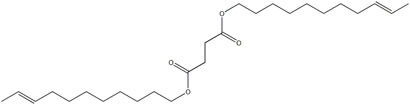 Succinic acid di(9-undecenyl) ester Struktur