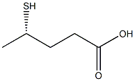 [S,(+)]-4-Mercaptovaleric acid Struktur