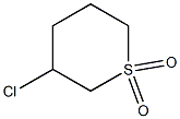 3-Chlorotetrahydro-2H-thiopyran 1,1-dioxide Struktur