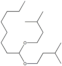 Octanal di(3-methylbutyl)acetal Struktur