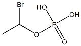 Phosphoric acid dihydrogen (1-bromoethyl) ester Struktur