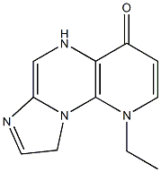 1-Ethylimidazo[1,2-a]pyrido[3,2-e]pyrazin-4(5H)-one Struktur