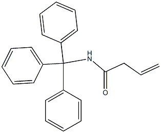 N-Triphenylmethyl-3-butenamide Struktur