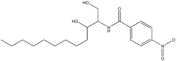 N-(1,3-Dihydroxydodecan-2-yl)-4-nitrobenzamide Struktur