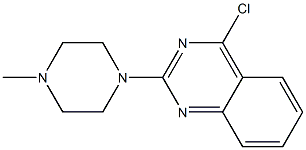 2-[4-Methyl-1-piperazinyl]-4-chloroquinazoline Struktur