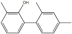 6-Methyl-2-(2,4-dimethylphenyl)phenol Struktur