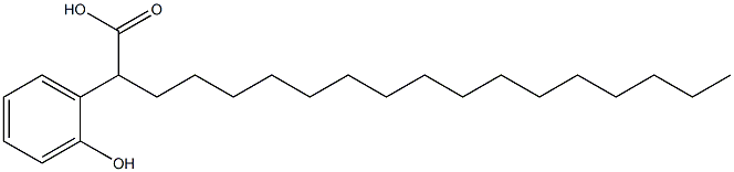 2-(2-Hydroxyphenyl)stearic acid Struktur