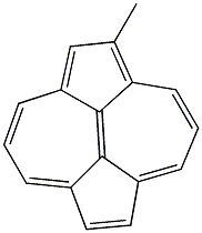 1-Methyldicyclopenta[ef,kl]heptalene Struktur